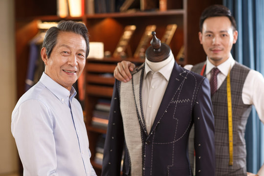 Fashion designers and customers