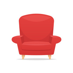 Armchair vector isolated