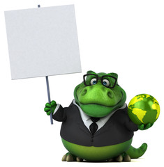 Fun Trex - 3D Illustration