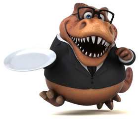 Fun Trex - 3D Illustration © Julien Tromeur