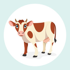 Kuh Flat Design Icon