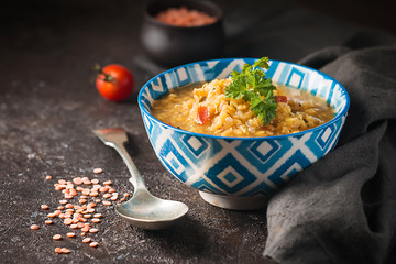 Red lentil soup