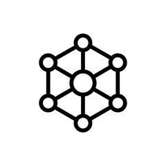 Molecule flat icon