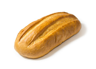 Bread on a white background