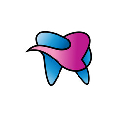 abstract dental logo