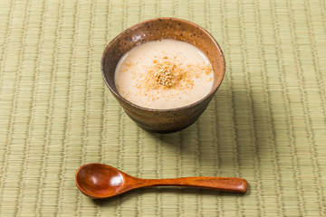 黒ごまプリンJapanese-style pudding of black sesame seeds