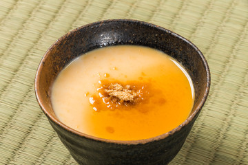 黒ごまプリンJapanese-style pudding of black sesame seeds