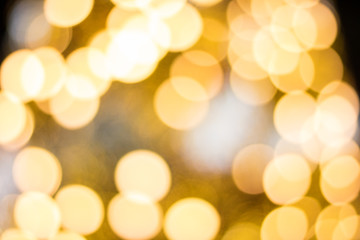 Christmas lights defocus bokeh