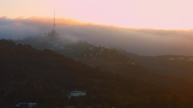 Rolling Clouds at Sunset Timelapse