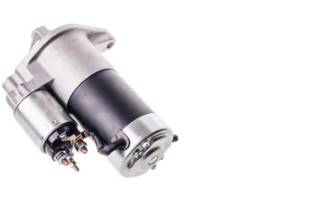 Car starter isolated on white background