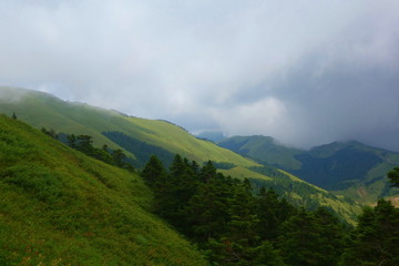 Taiwan Famous Landscape : Hehuan Mountain in Taroko national park, Hualien, Taiwan
