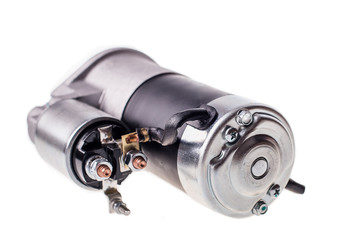 Car starter isolated on white background