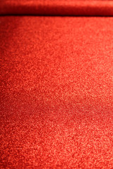 Fototapeta premium Red New Year background with sparkles for cards