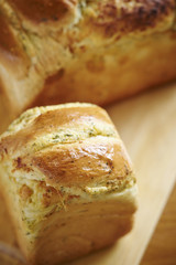 Loaf of cheese bread