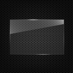 Transparent glass frame