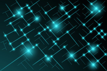 future connection low poly background vector and illustration 
