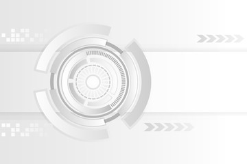 start future button with blue light and abstract background.vector and illustration 