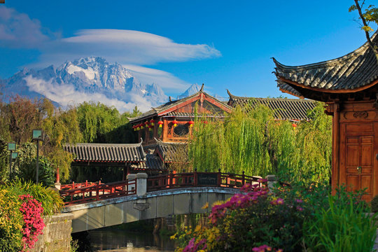 Dayan ancient town of Lijiang,Yunnan Province,China