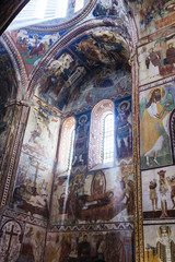 Fototapeta na wymiar Fresken im Kloster Gelati, Georgien, Kutaisi 