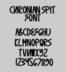 Bold font - Curonian Spit