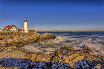 Fototapeta na wymiar Portland Head Light, Lighthouse