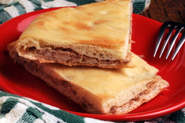 Lobiani Georgian dish similar to khachapuri but filled with bean Cuisine