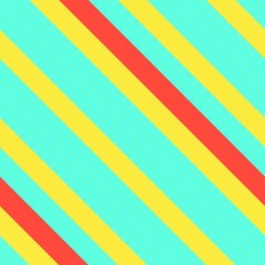 Seamless Memphis Graphic Retro Pattern with Neon Diagonal Stripes