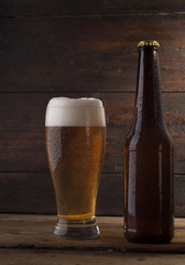 bottle and glass
