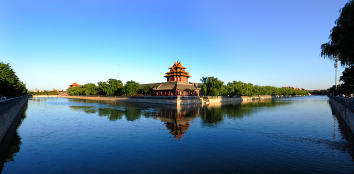 The Imperial Palace watchtower in Beijing