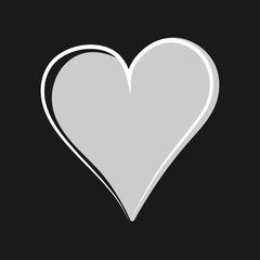 Heart vector icon
