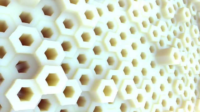 Abstract Hexagon Geometric Surface Loop