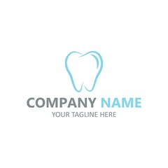 Dental care logo and icons vector creative concept design on background white
