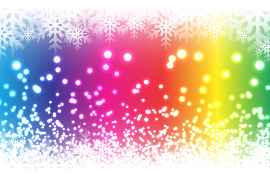 #Background #wallpaper #Vector #Illustration #design #free #free_size #charge_free #colorful #color rainbow,show business,entertainment,party,image  背景素材壁紙,氷,冬,雪景色,風景,自然,積雪,雪の結晶,キラキラ,光,輝き,煌めき,クリスマス素材