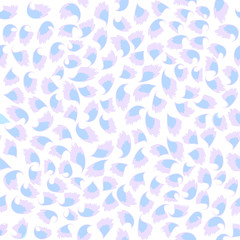 seamless background in pastel colors, a vortex of blue lobes, an abstraction