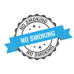No smoking stamp illustration