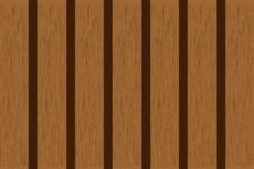 wooden plank brown pattern texture and gnarl line surface beautiful board for background. Vector illustration Eps10