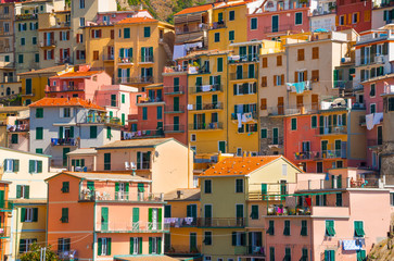 Fototapeta na wymiar Manarola village in Cinque Terre in Italy