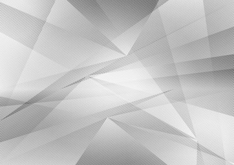 Abstract geometric Gray and White color with copy space, Vector illustration background