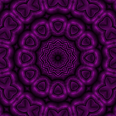 abstrakt mandala design lila zwölfseitig