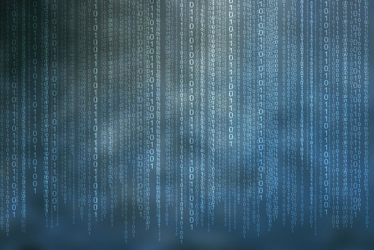 Binary code background 