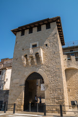Fototapeta na wymiar Centro storico della città di San Marino, Repubblica di San Marino