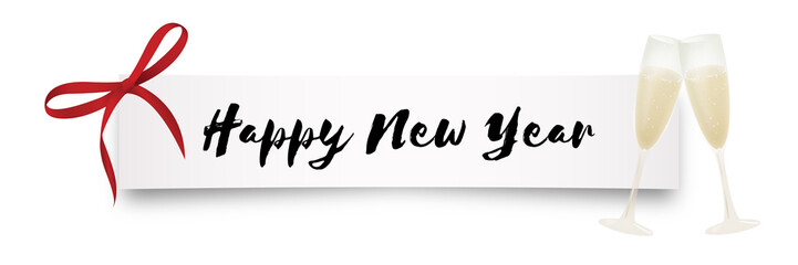 Sektgläser anstoßen - Prost - Happy New Year
