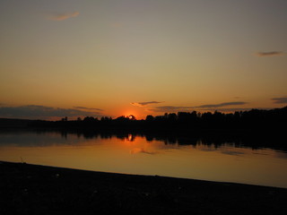 Obraz premium sunset summer