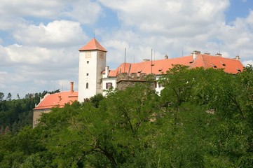 Fototapeta na wymiar Castle Bitov in the Southern Moravia, Czech republic