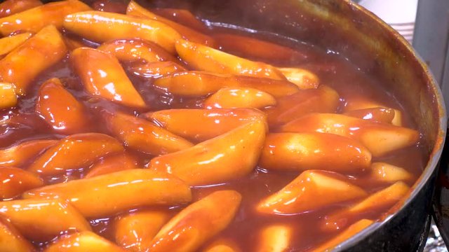 Korean food Topokki