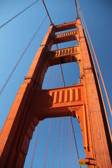 Fototapeta premium Beautiful Golden Gate Bridge in San Francisco -- USA 
