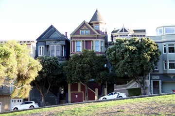 Painted Ladies in San Francisco - USA 