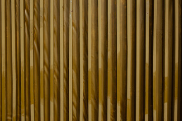 texture yellow wooden boards close up
