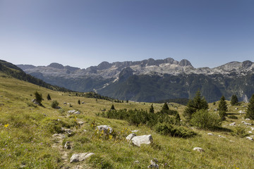 Fototapeta na wymiar Landschaft in den italienischen Alpen