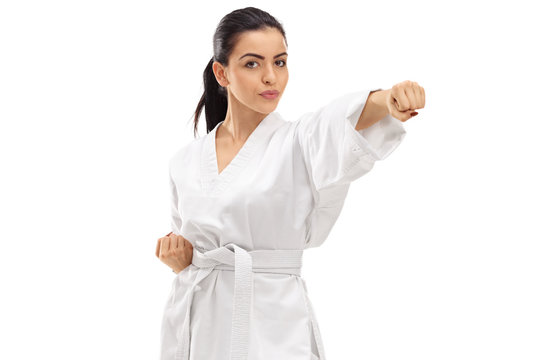 Female martial artist